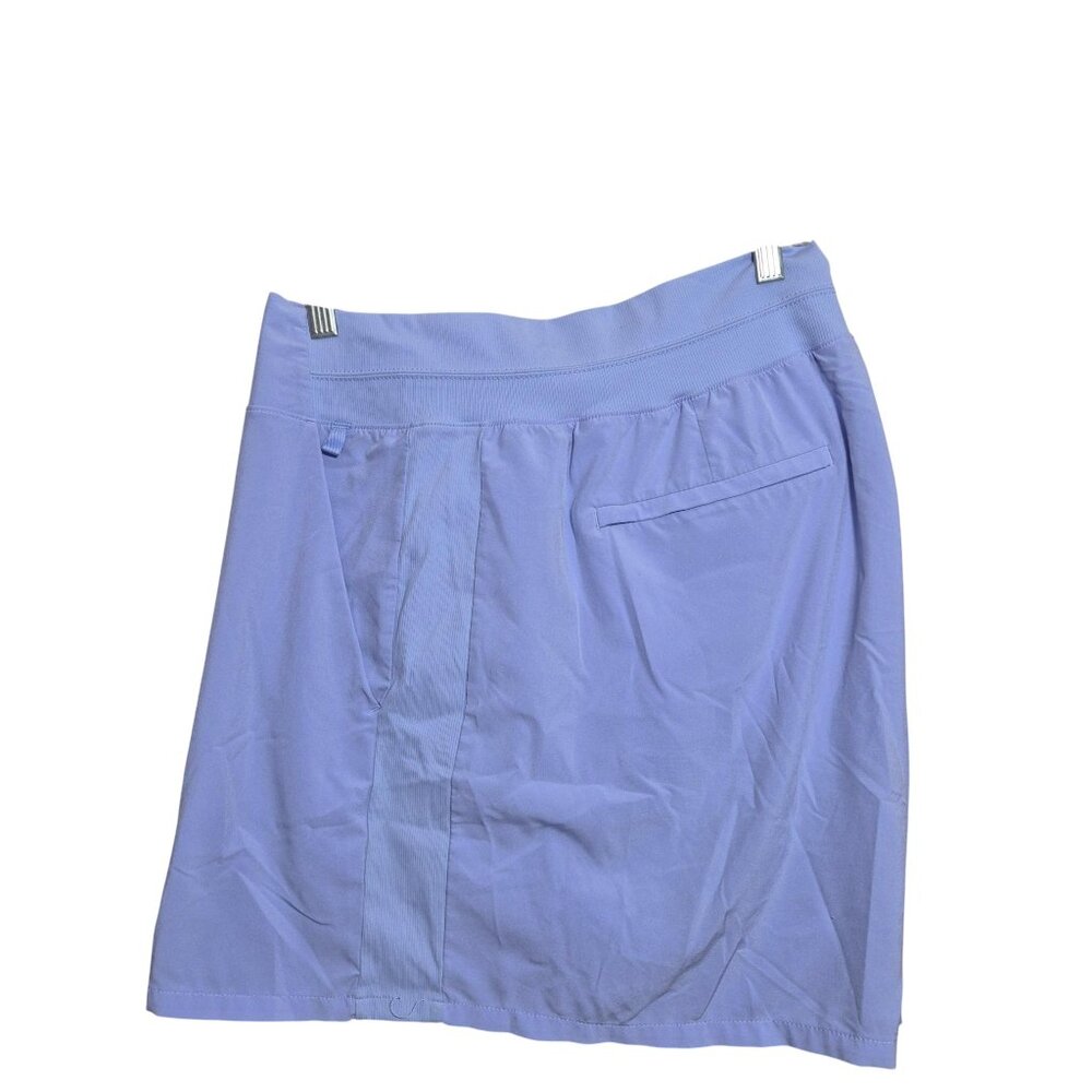 Athleta Womans Brooklyn Shorts Size 24 Blue Periwinkle Athletic Athleisure - Picture 2 of 7